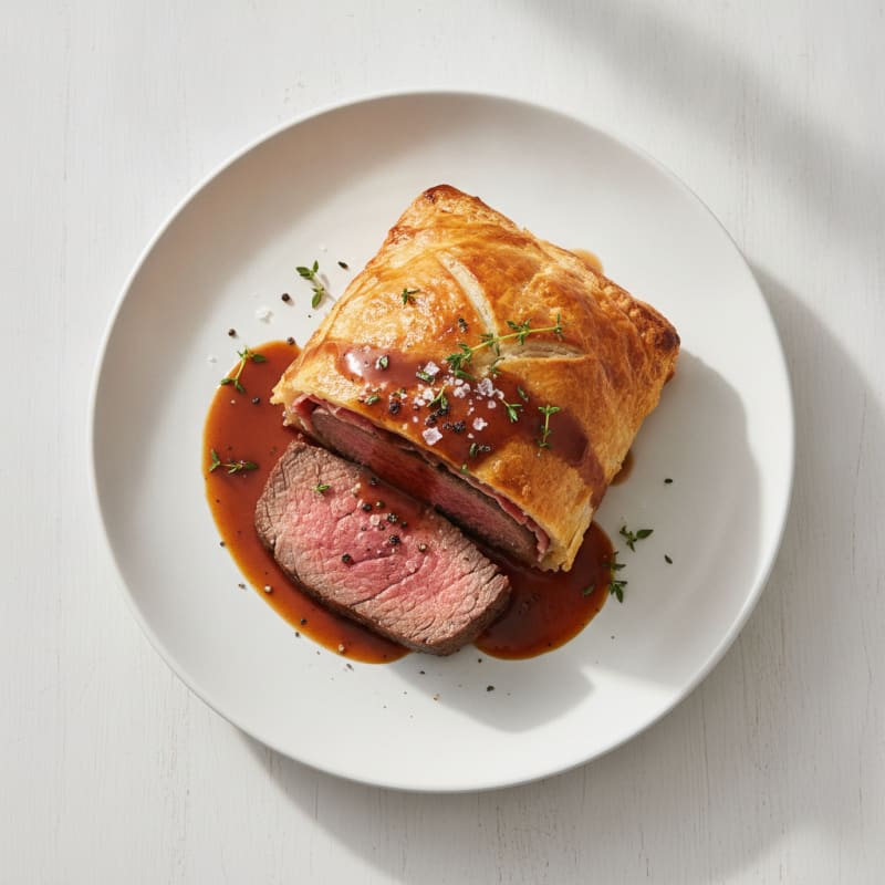 Classic Beef Wellington with Mushroom Duxelles