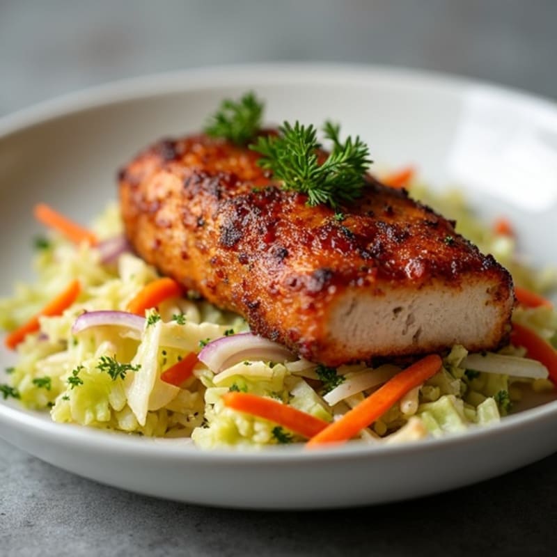 Crispy Slow-Cooked Pork with Fresh Cabbage Slaw