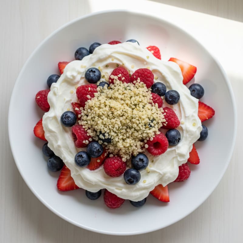 Creamy Greek Yogurt Protein Parfait with Mixed Berries