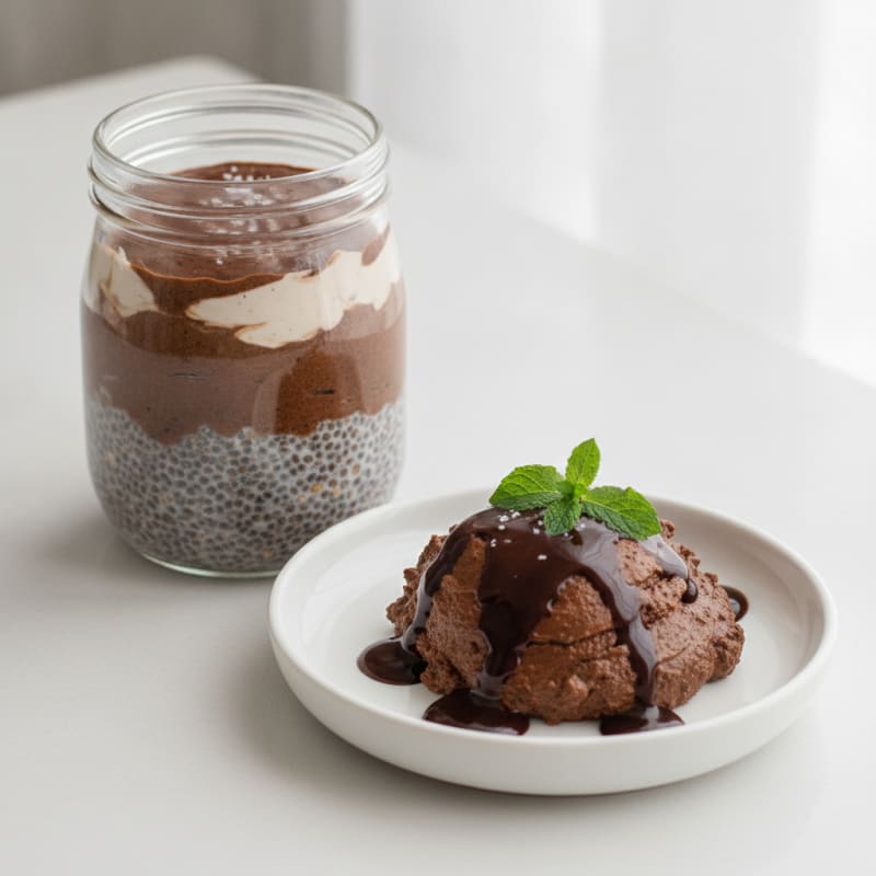 Chocolate Protein Chia Seed Pudding