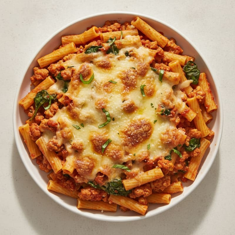 Classic Baked Ziti with Ricotta