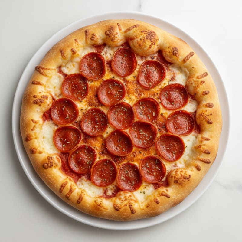 Classic Pepperoni Stuffed Crust Pizza