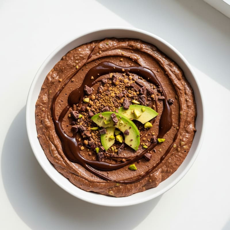 Protein Greek Yogurt Mousse with Avocado