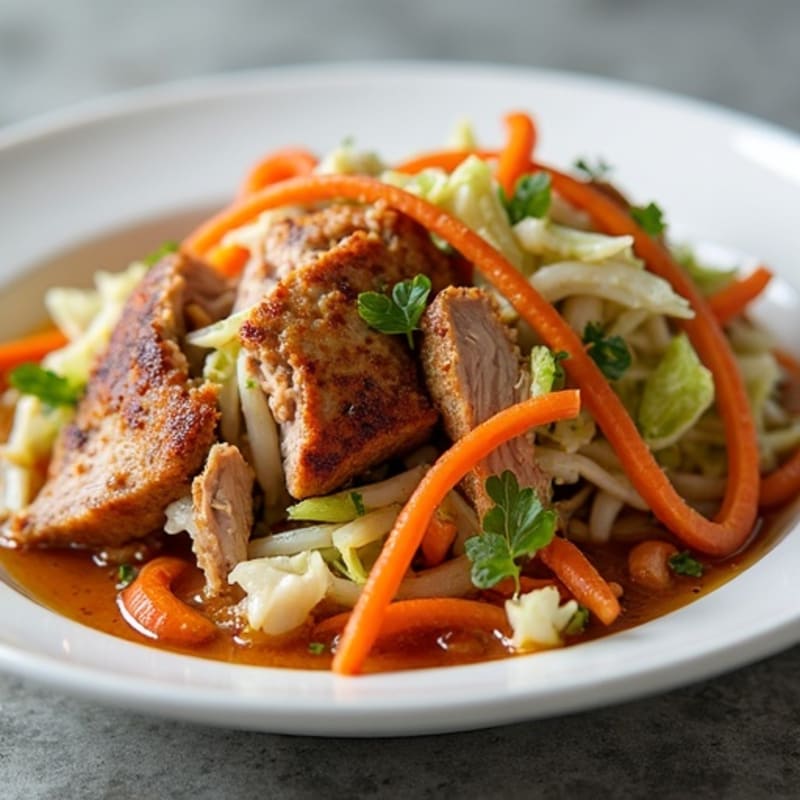 Lean Slow-Cooked Pulled Pork with Zesty Slaw