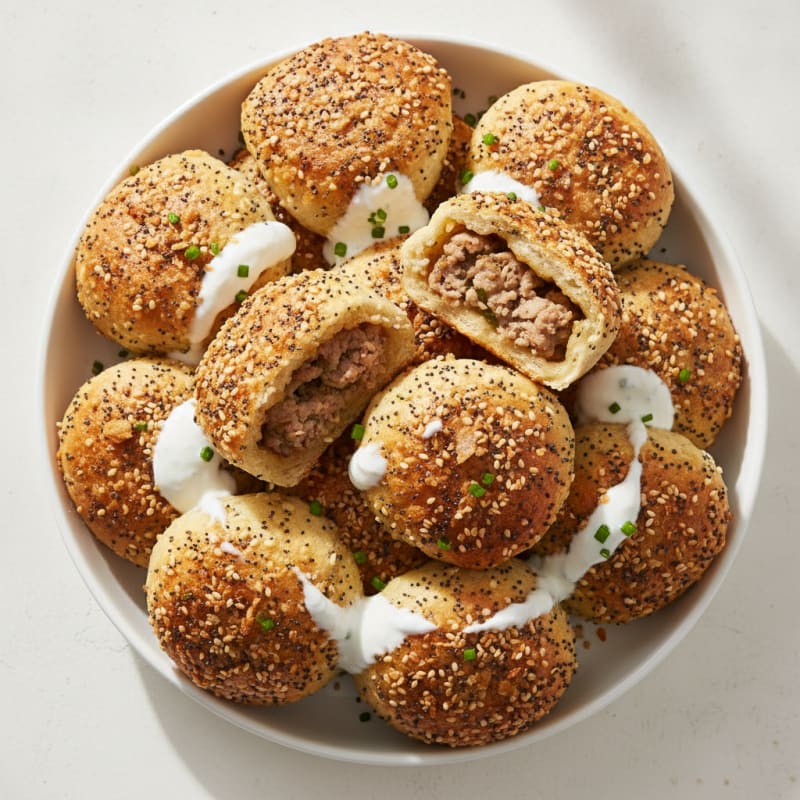 Savory Everything Bagel Bites
