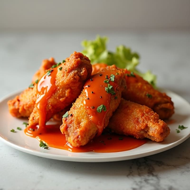 Crispy Baked Buffalo Chicken Wings