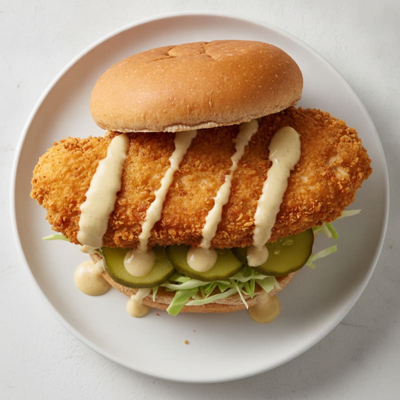 Buttermilk Fried Chicken Sandwich with Pickles