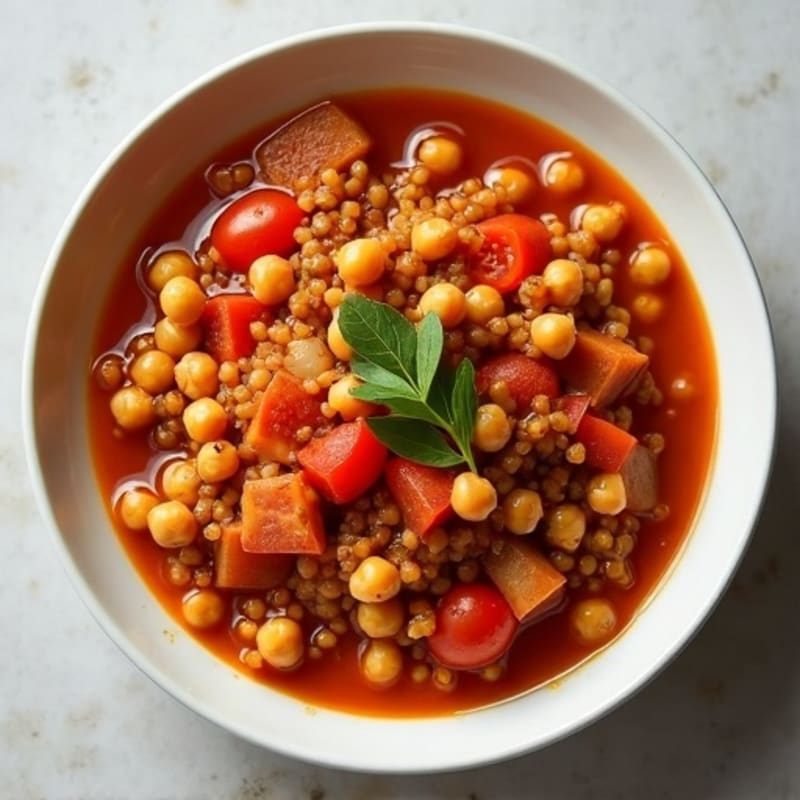 Hearty Spiced Chickpea and Tomato Stew