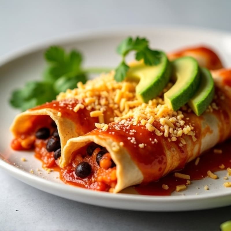 Spicy Baked Chicken Enchiladas