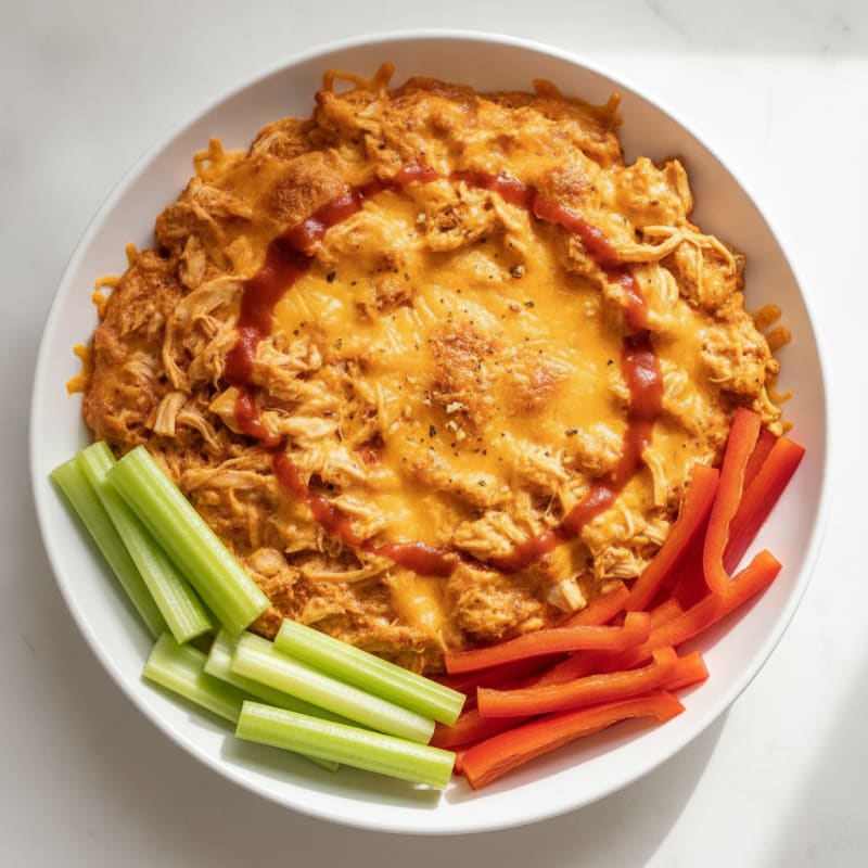High-Protein Buffalo Chicken Dip Bowl