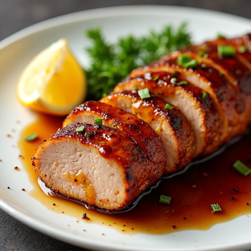 Sweet and Savory Glazed Roasted Pork