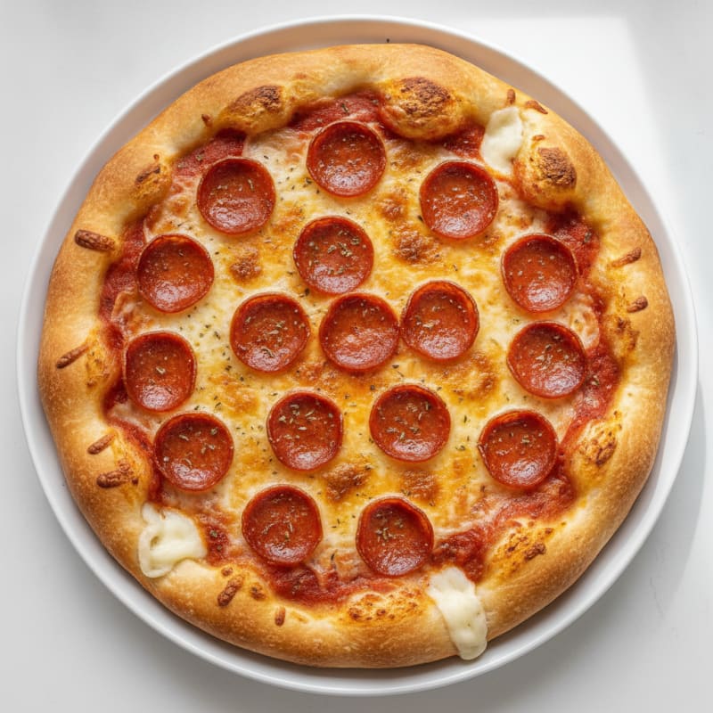 Stuffed Crust Pepperoni Pizza
