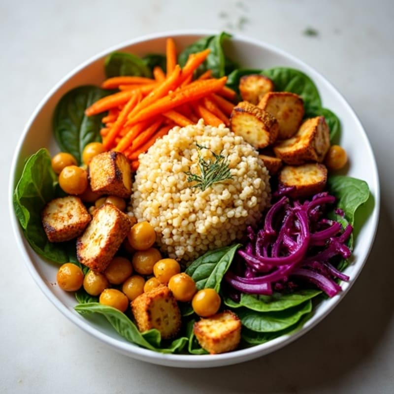 Crispy Roasted Chickpea Buddha Bowl