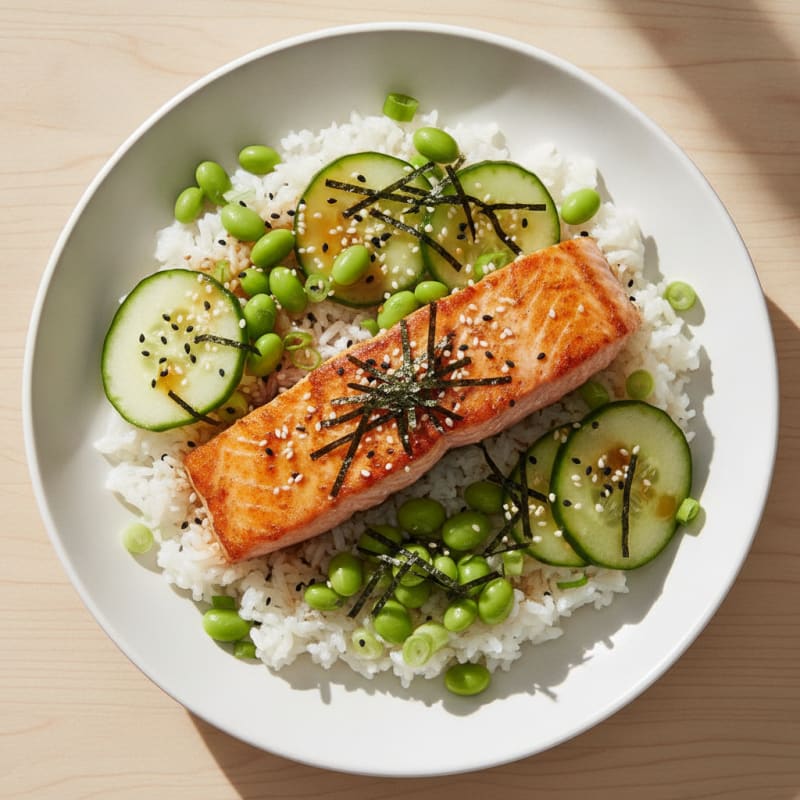 Salmon Sushi Rice Bowl