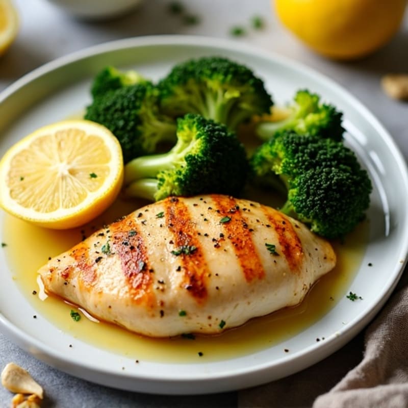 5-Ingredient Sheet Pan Lemon Garlic Chicken