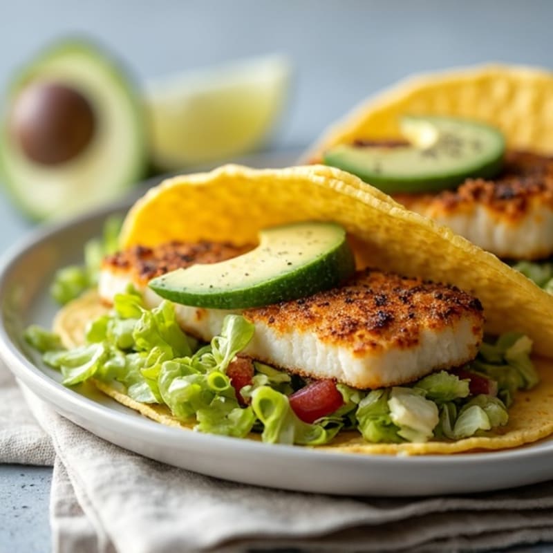 Crispy Pan-Seared White Fish Tacos with Fresh Cabbage Slaw