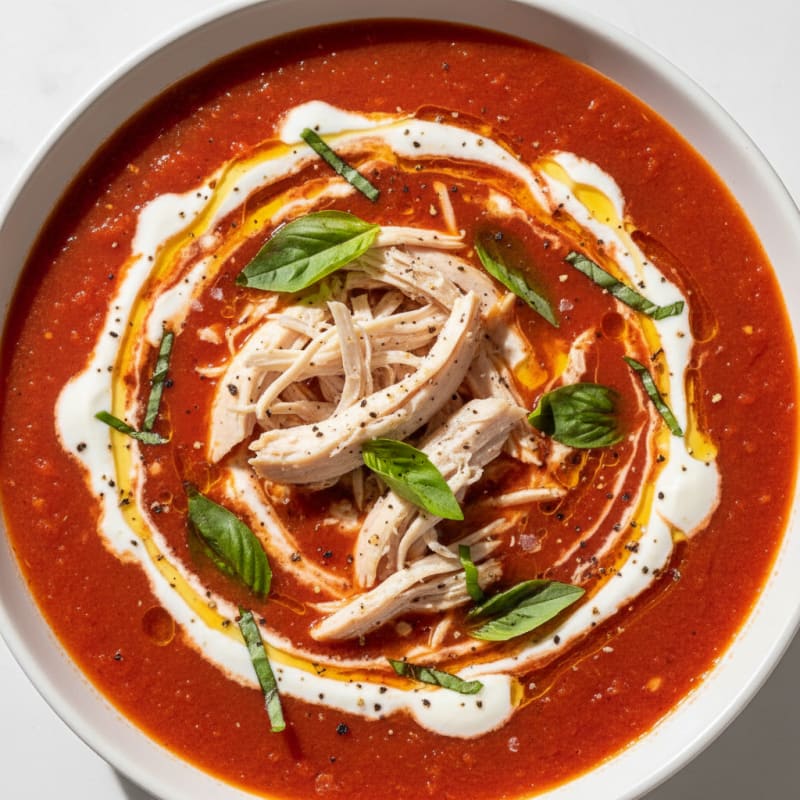 Creamy Roasted Tomato Basil Soup