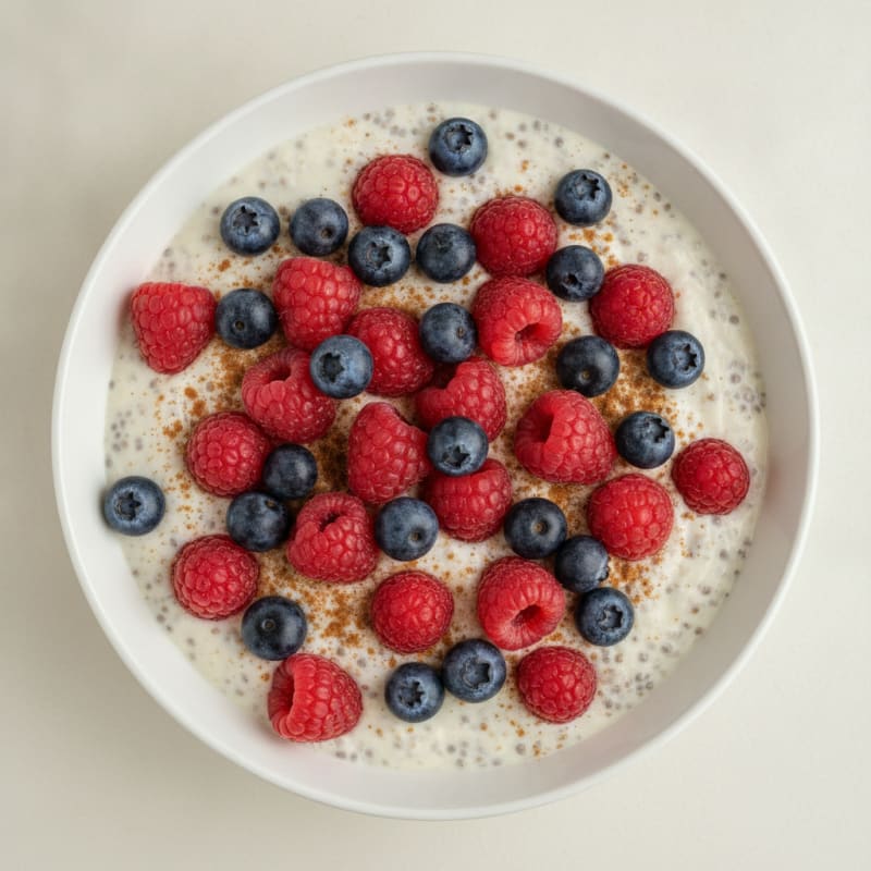 Berry Chia Seed Power Pudding