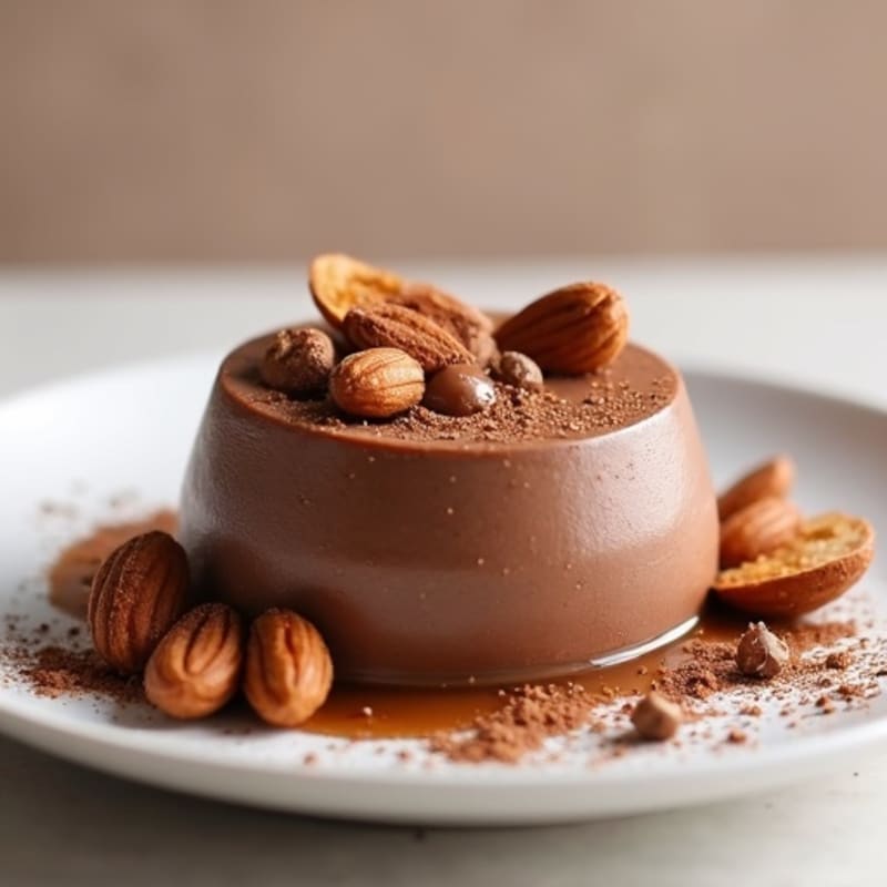 Chocolate Protein Mousse with Silken Tofu and Almond Butter
