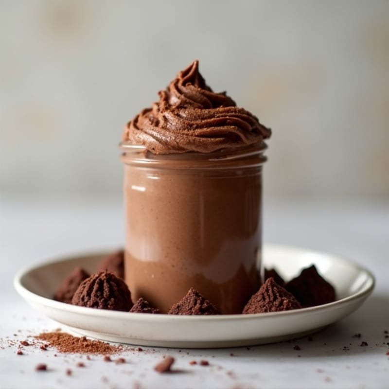 Creamy Dark Chocolate Protein Mousse