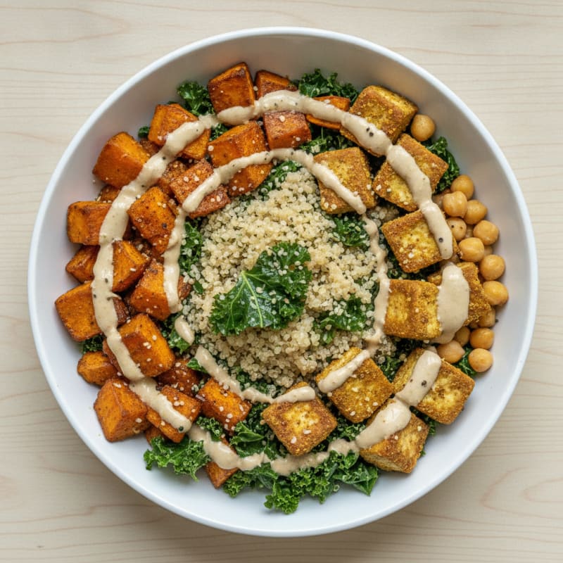 Roasted Sweet Potato Buddha Bowl