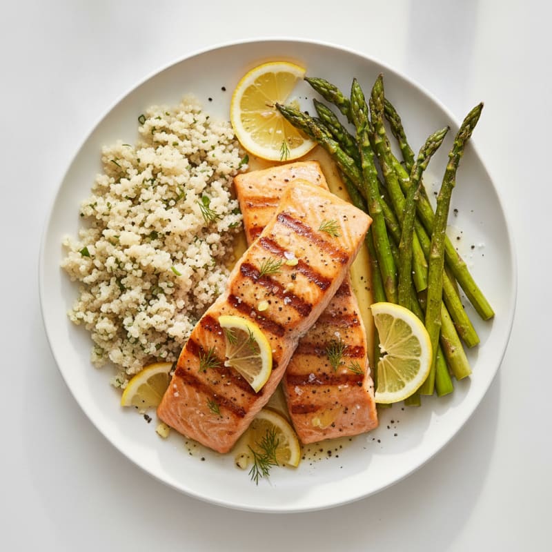 Lemon Herb Grilled Salmon