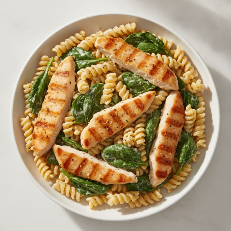 Garlic Parmesan Chicken Alfredo Pasta