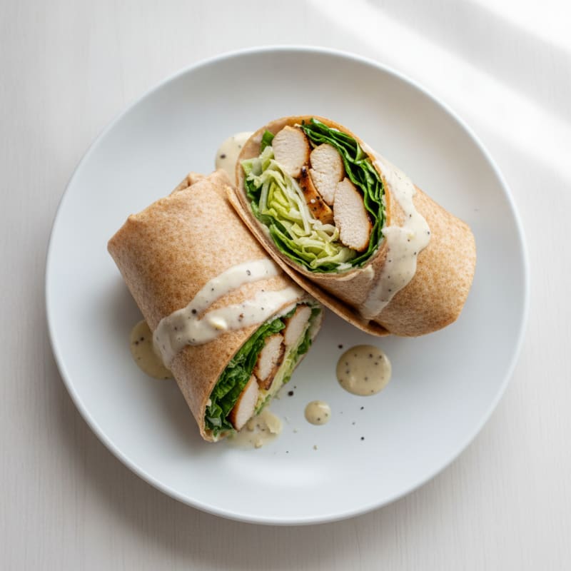 Chicken Caesar Salad Wrap