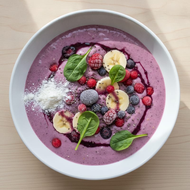 Berry Banana Protein Power Smoothie