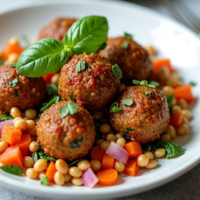 Hearty Vegan Lentil Meatballs