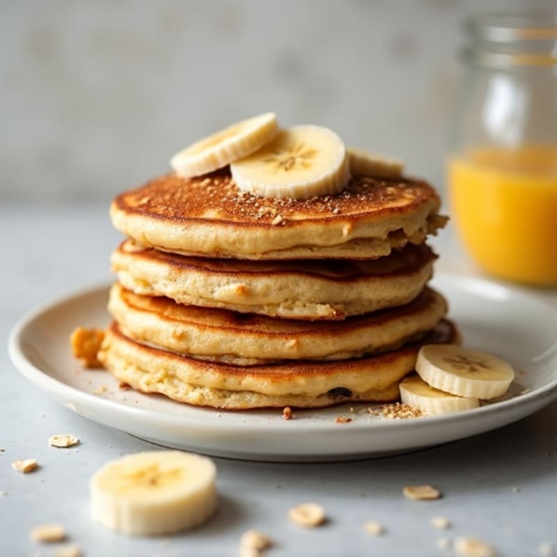 Fluffy High-Protein Oat Pancakes