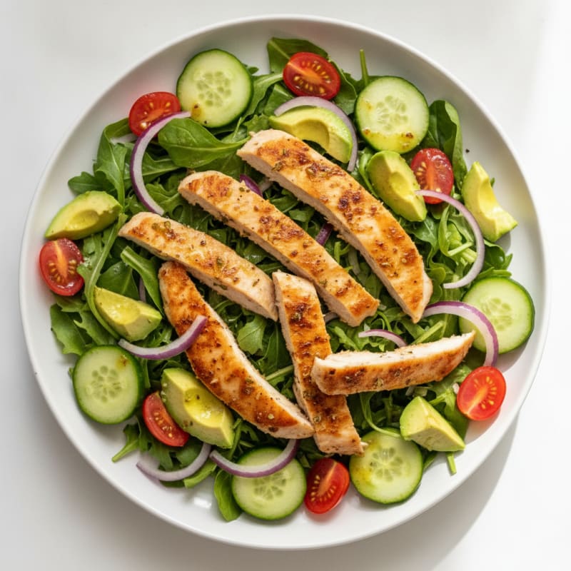 Quick Lemon Herb Chicken Salad