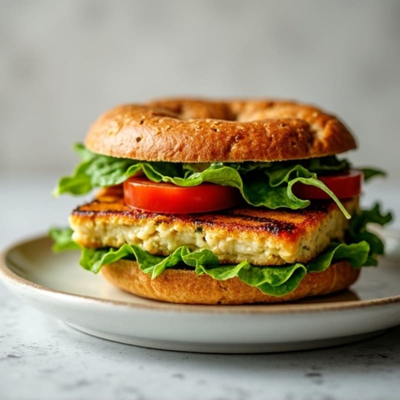 Herb-Pesto Grilled Chicken Sandwich with Fresh Greens