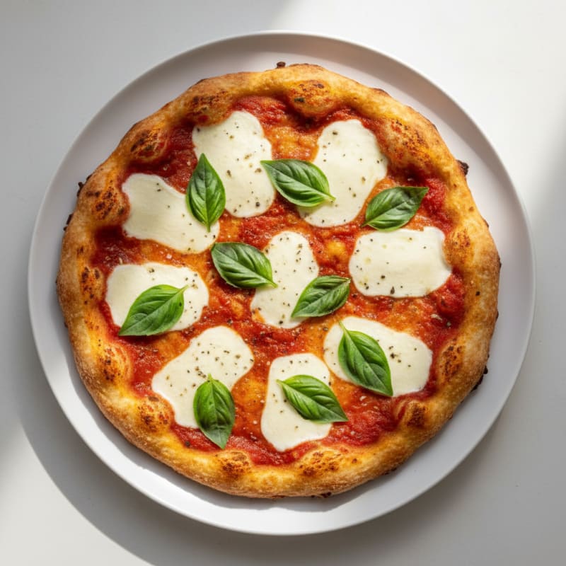 Classic Margherita Pizza with Fresh Basil