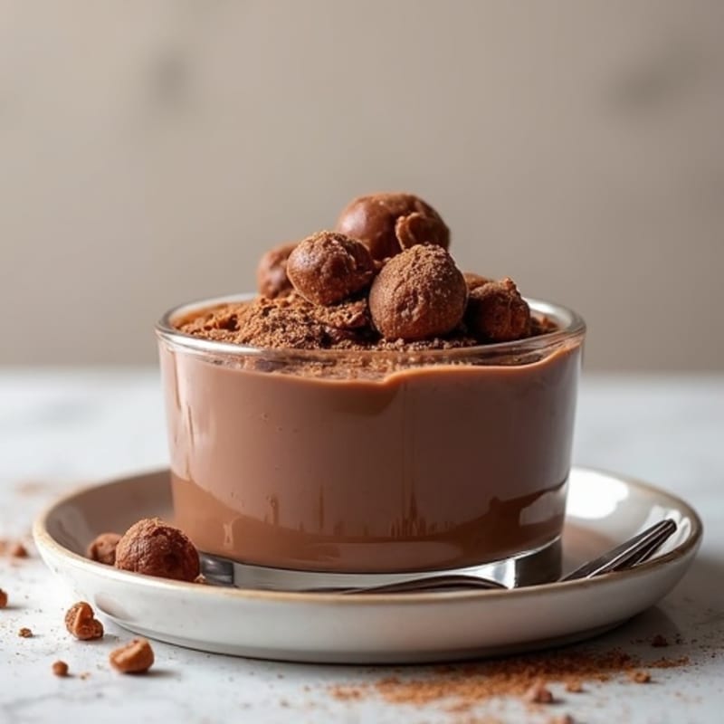 High-Protein Chocolate Beef Collagen Pudding