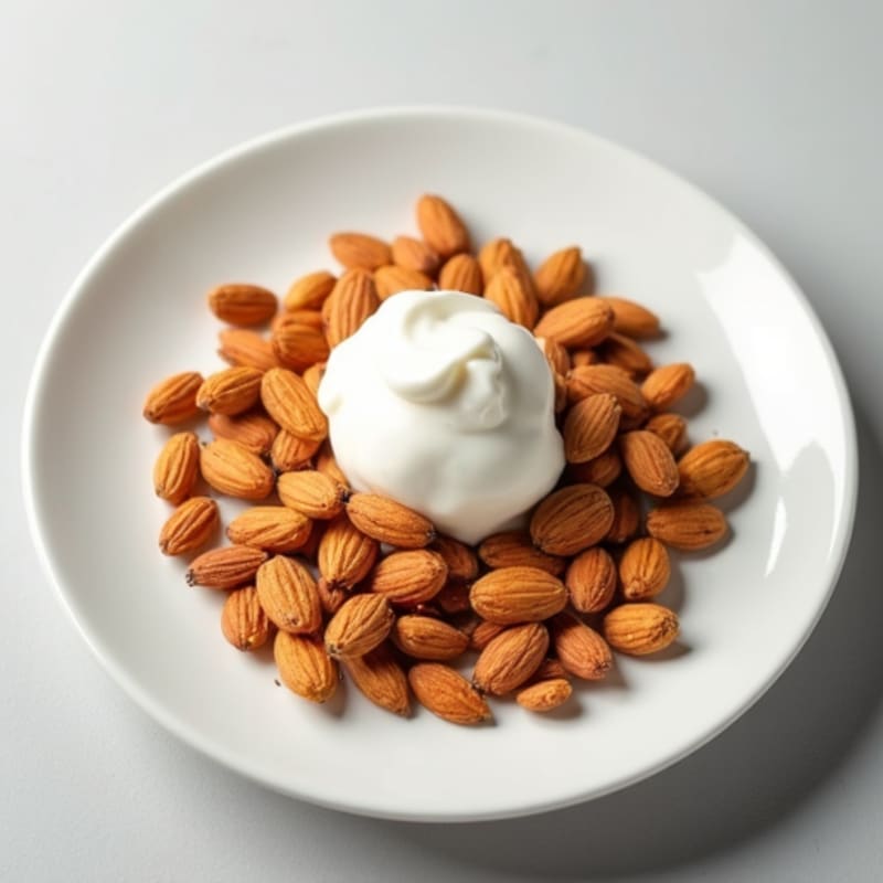 Greek Yogurt with Sliced Almonds