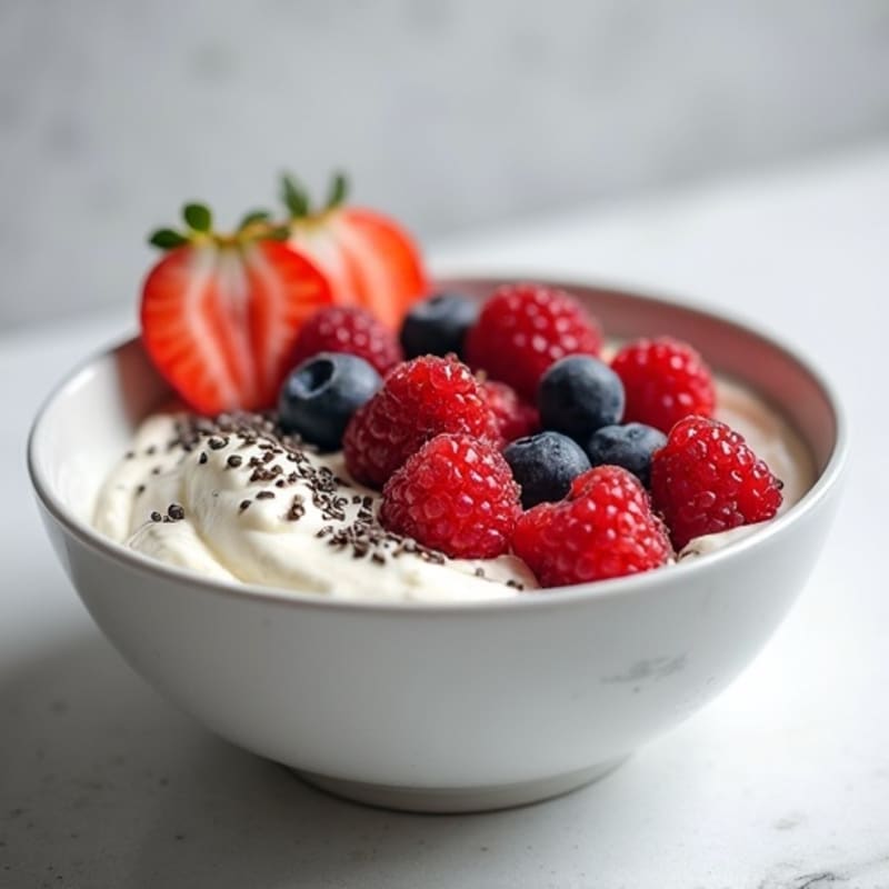 Creamy Greek Yogurt Protein Bowl with Berries