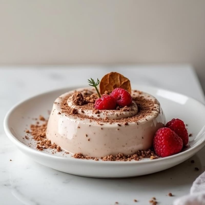 Silky Greek Yogurt Protein Mousse with Chia and Cocoa