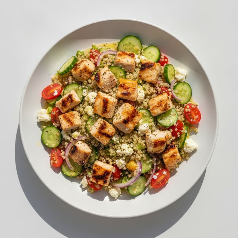 Mediterranean Chicken and Quinoa Salad