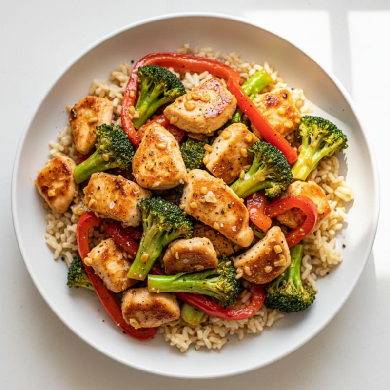 Tender Garlic Chicken Stir-Fry