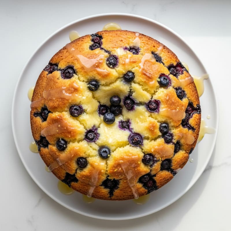 Lemon Blueberry Yogurt Cake