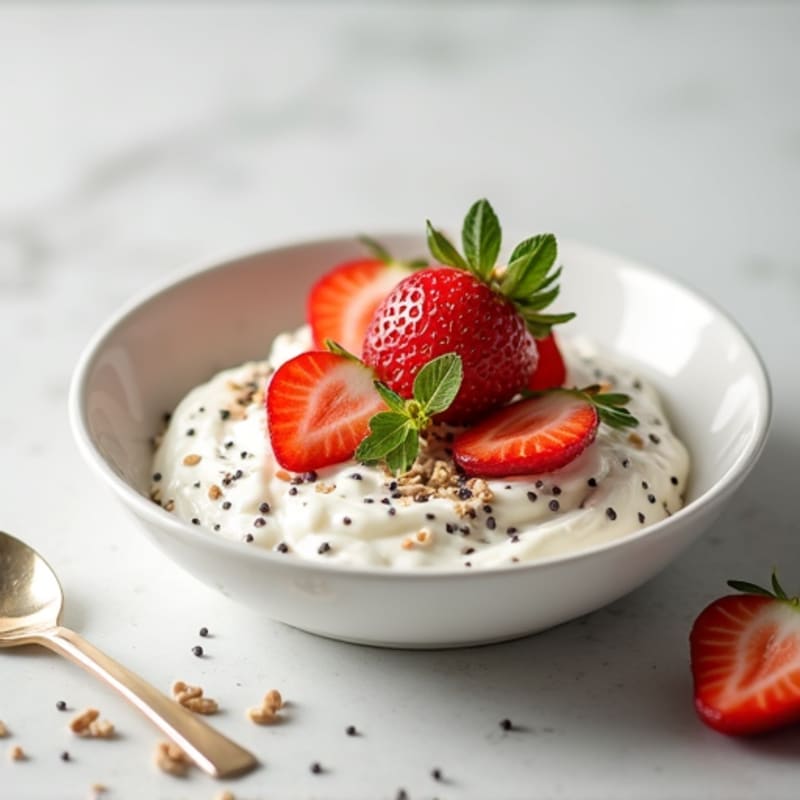 Greek Yogurt with Chia Seeds and Hemp Hearts