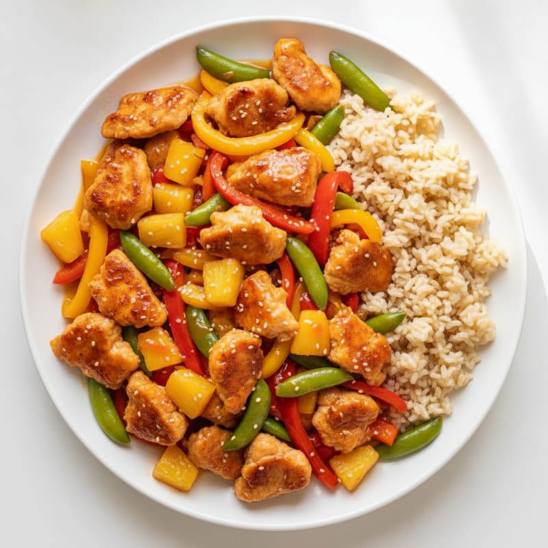 Sweet and Sour Chicken Stir-Fry