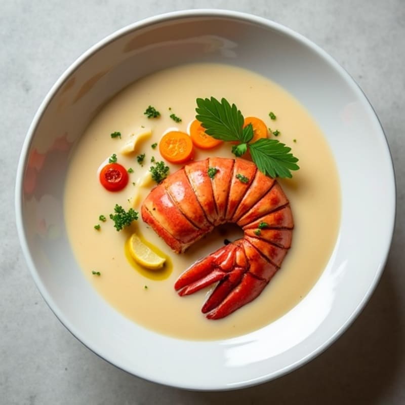 Healthy Creamy Lobster Bisque