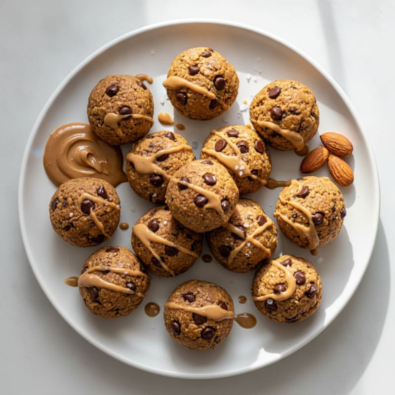 No-Bake Chocolate Chip Protein Bites