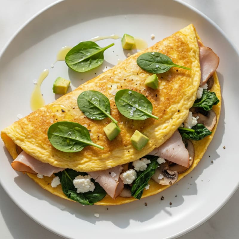 Fluffy Three-Egg Omelette