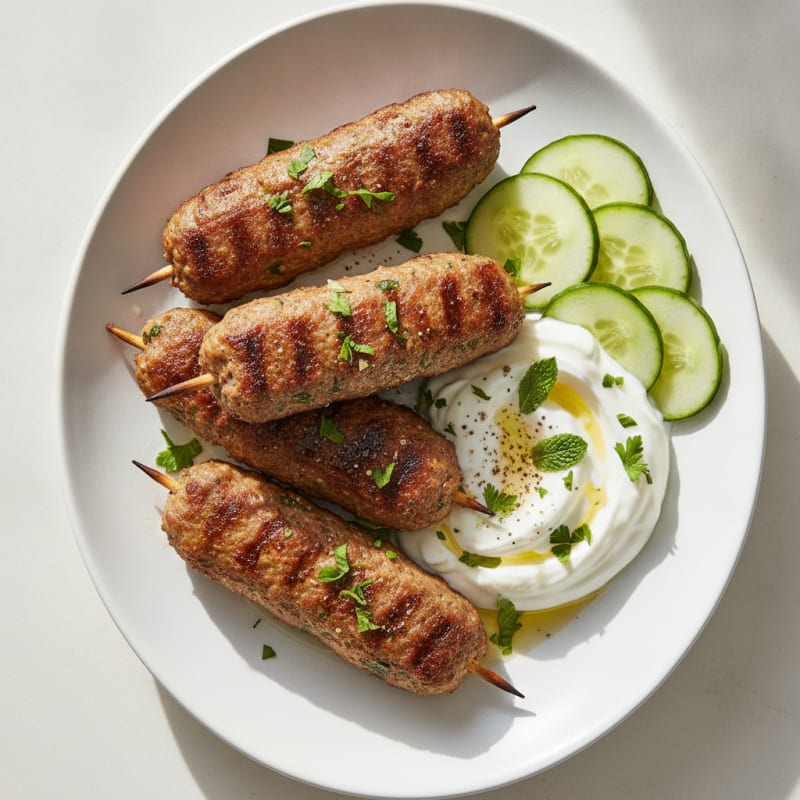 Beef and Lamb Kofta Skewers