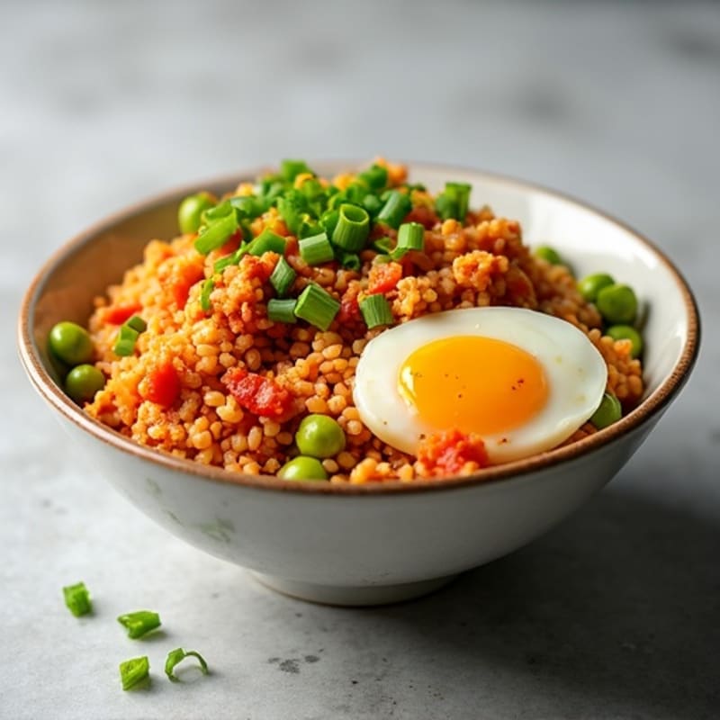 Crispy Cauliflower Kimchi Fried Rice