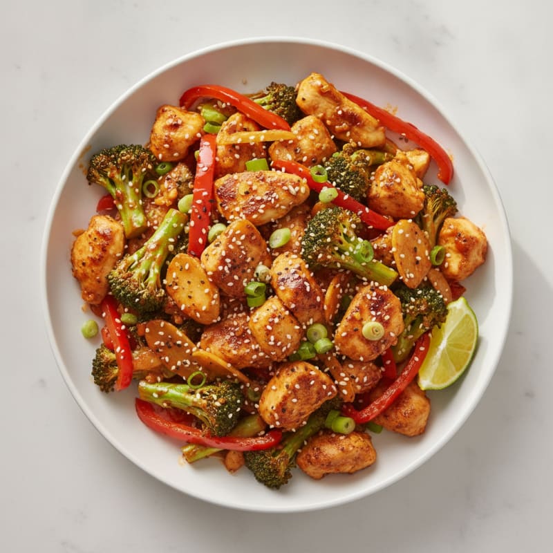 Spicy Gochujang Chicken Stir-Fry