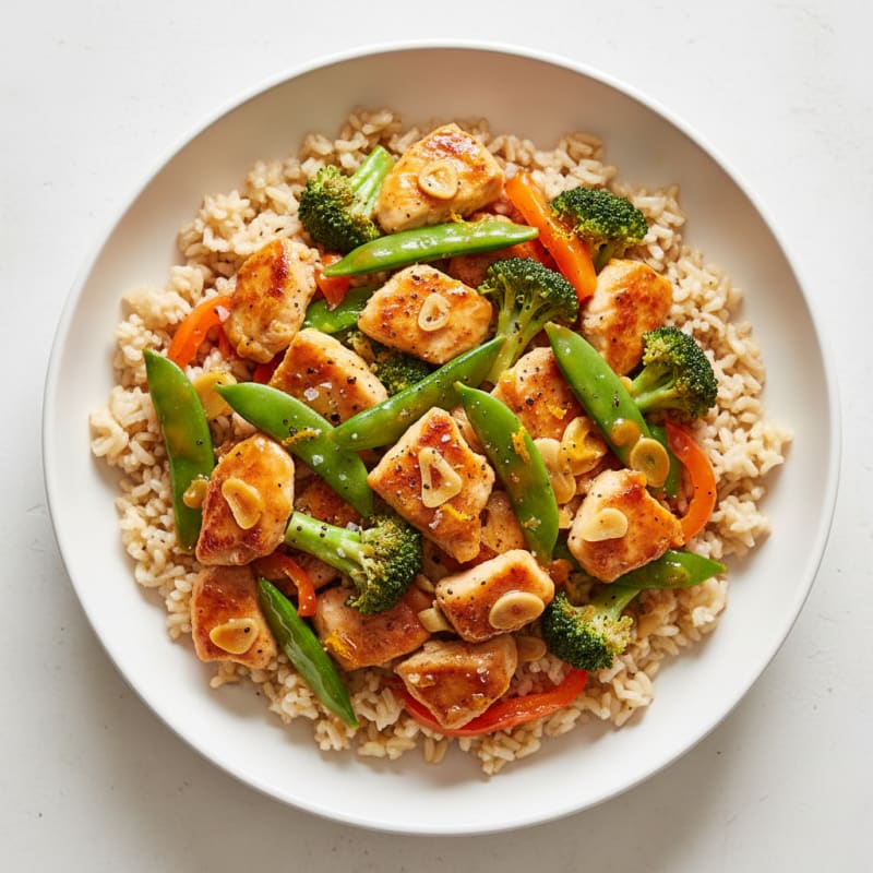 Orange Glazed Chicken Stir-Fry